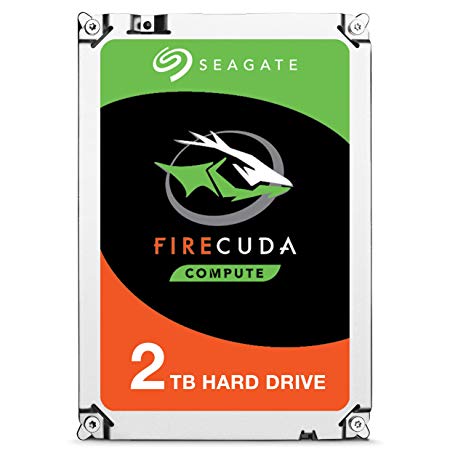 Seagate 2TB FireCuda Gaming SSHD SATA 6Gb/s Flash Accelerated (8GB) Performance Hard Drive - Frustration Free Packaging (ST2000LXZ01)