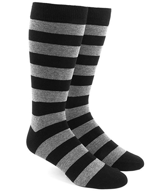 The Tie Bar Super Stripe Men's Cotton Blend Dress Socks