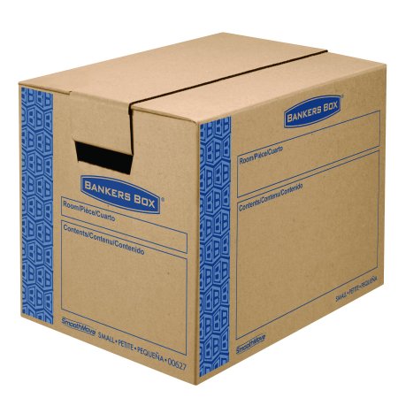 Bankers Box SmoothMove Prime Small Moving Boxes 16 x 12 x 12 Inches Pack of 15 0062711