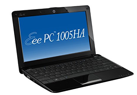 ASUS Eee PC 1005HA-PU1X-BK 10.1-Inch Black Netbook - 10.5 Hour Battery Life