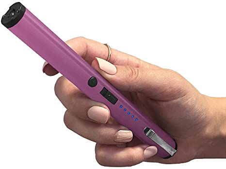 Guard Dog Security Enlight Pen Stun Gun - Self Defense Pen with Flashlight - USB Rechargeable - Battery Charging Indicator