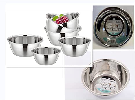 ALL FOR YOU Heavy Duty 7” Stainless Steel Mixing Bowl