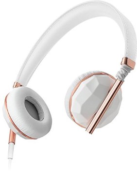 Caeden Linea N°1 On-Ear Headphone, Faceted Ceramic & Rose Gold