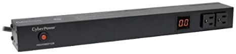 CyberPower PDU15M2F12R Metered PDU, 100-125V/15A, 14 Outlets, 1U Rackmount