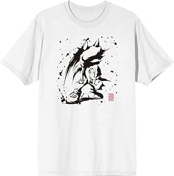 Bioworld Sonic The Hedgehog Character Men's White Graphic Tee