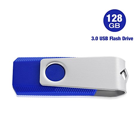 KOOTION 128GB USB 3.0 High Speed Flash Drive Flash Memory Thumb Drives Memory Stick Storage, Blue