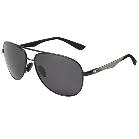 Aoron Premium Aviator Polarized Sunglasses Mirrored Lenses