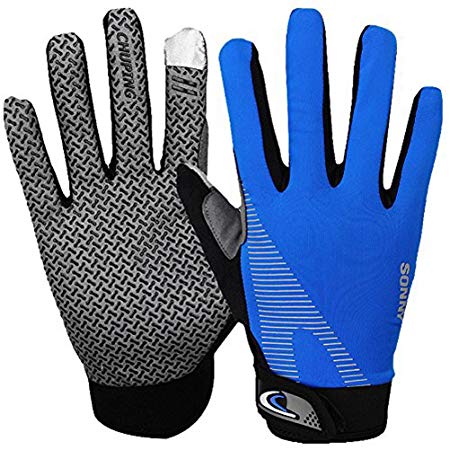 Summer Cooling Cycling Gloves Full Finger Touch Screen for Women Men Breathable Non-slip Motorcycle Mountain Bike Riding Gloves Road Bicycle BMX Lifting Fitness Climbing Workout Exercise Golf Gloves