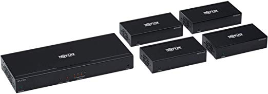 HDMI Over Cat6 Extender Splitter Kit W/ Poc 4-Port 4K, 4: TAA