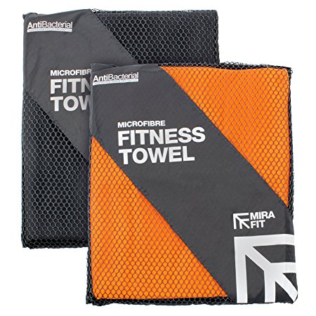 MiraFit Microfibre Fitness Towel - Choice of Size & Colour