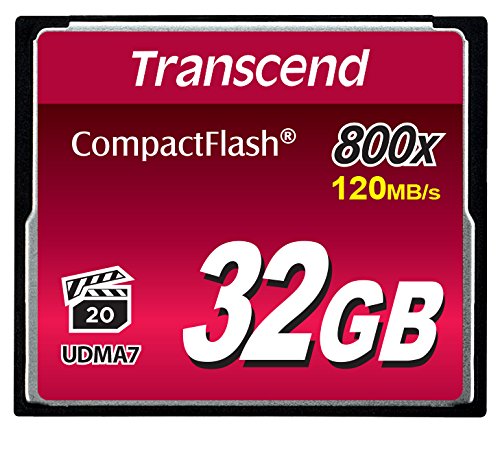 Transcend 32GB CompactFlash Memory Card 800x (TS32GCF800)