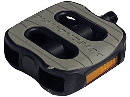 Diamondback 9/16-Inch Spindle Bicycle Comfort Pedal, Black/Gray