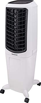 Honeywell 470-588 CFM Portable Evaporative Tower Cooler with Fan, Humidifier & Remote, 43.5" TC30PEU, White