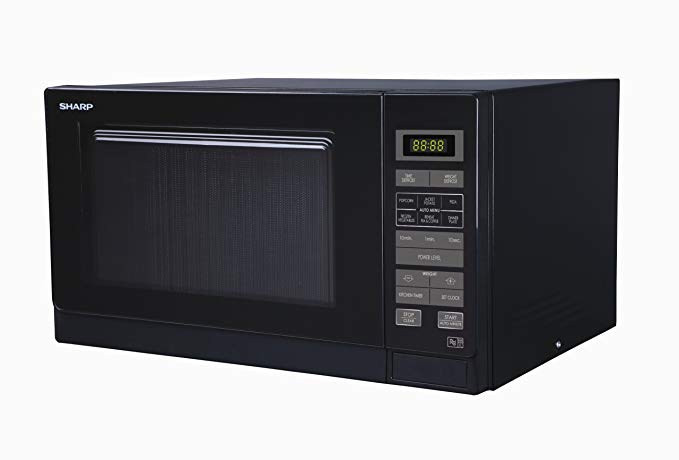 Sharp R372KM 25 Litre Solo Microwave, Black