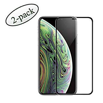 [2-Pack] Screen Protector Compatible for iPhone Xs/X (5.8 Inch), 9H Hardness, Anti-Scratch, Anti-Fingerprint, Bubble Free, Easy Installation