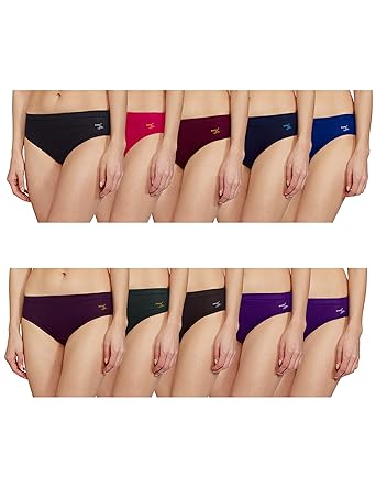 Rupa Jon Women's Cotton Panty (Pack of 10)(Colors and Prints May Vary)