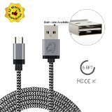 Micro USB ChargerCambond 66 ft Reversible Quick Charge 20 A Male to Micro B Sync and Charging Cable Braided using for Micro USB Connecting DevicesGrey
