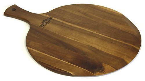 Mountain Woods Gourmet Acacia Hardwood Pizza Peel/Cutting Board/Serving Tray, Large