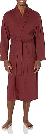 Amazon Essentials Men's Lightweight Waffle Robe (Available in Big & Tall)