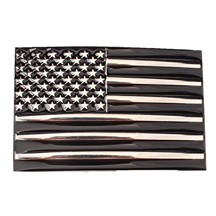 Man's Belt Buckle in American Flag (BBFA-F-05)