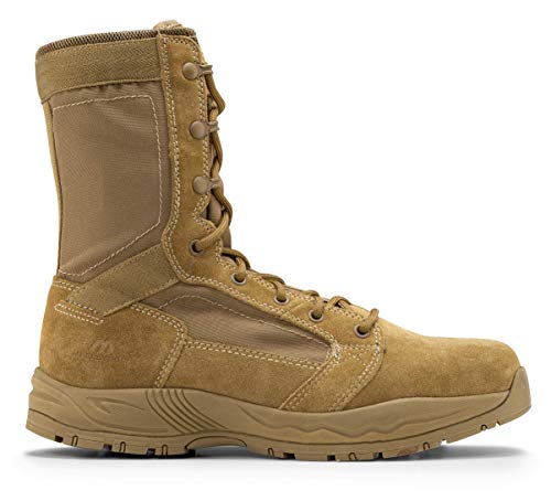 Maelstrom Mil Lite Men's 9'' Coyote Brown Military Boot AR 670-1 Compliant