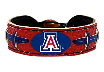 GameWear NCAA Arizona Wildcats Team Color Football Bracelet