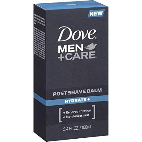 Dove Men Care Post Shave Balm, Hydrate, 3.4 Ounce (Pack of 3)