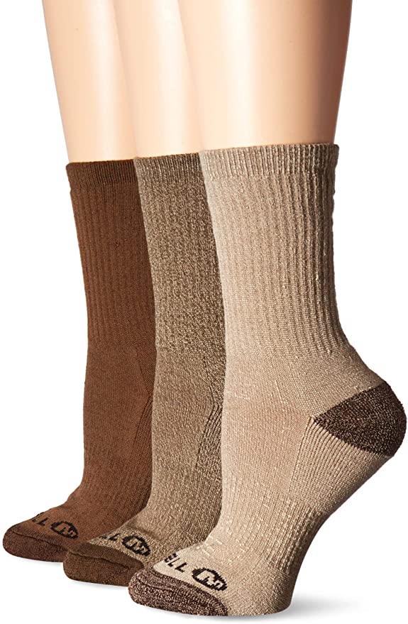 Merrell Women's Cushioned Crew Hiker 3-Pack Socks