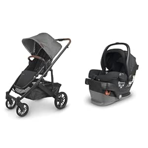 UPPAbaby Travel System, Includes Cruz V2 Stroller   Mesa V2 Car Seat/Bassinet, Toddler Seat, Rain Shield, Storage Bag, Car Seat, Base   Robust Infant Insert Included/CRZ Gry   MESA JKE