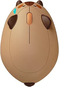 Akko Wireless Gaming Mouse Capybara, 2.4G GHz with a USB Receiver, Cute Optical Cordless Cartoon Mice for Computer/Laptop/Desktop/PC/iPad, Compatible with Mac/Win