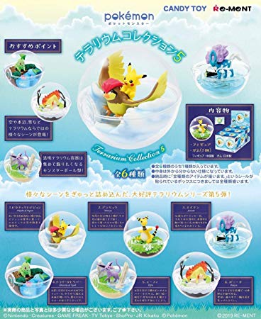 Re-Ment Pokemon Terrarium Collection 5 Furukonpu 6 pcs Candy Toys & Gum (Pokemon)