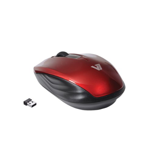 V7 Mouse 2.4 Ghz Red/Black (MV3040-24G-RED-15NB)