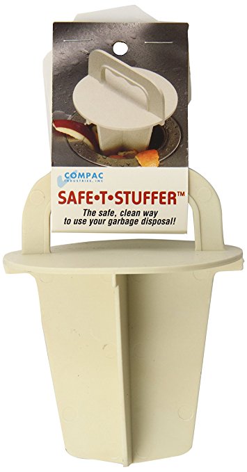Compac Safe-t-stuffer Garbage Disposer Tool To Save Utensils and Fingers In Disposal