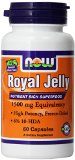 NOW Foods Royal Jelly 1500mg 60 Capsules