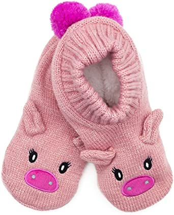 Women’s/Girls Soft Warm Cozy Microfiber Cute Animal Design Inspired Slipper Socks