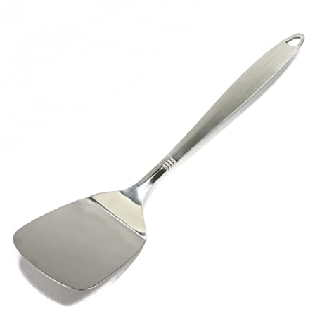 Chef Craft Solid Turner/Spatula, 13.5", Stainless Steel