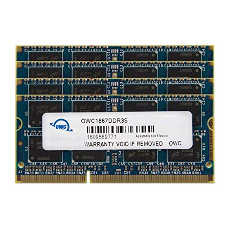 OWC 16GB (1 x 16GB) 1867 MHZ DDR3 SO-DIMM PC3-14900 204 Pin CL11 Memory Upgrade, (OWC1867DDR3S16G)