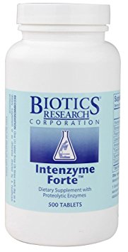 Biotics Research Intenzyme Forte -- 500 Tablets