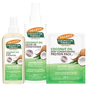 Palmer's Coconut Oil Formula Moisture Boost Hair bundle (Scalp Oil & Leave-In Conditioner)