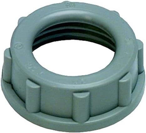 Sigma Electric, Gray Sigma Engineered Solutions ProConnex 49323 Rigid Plastic Insulating Bushing 1-Inch Conduit Fitting, 1-Pack, Size