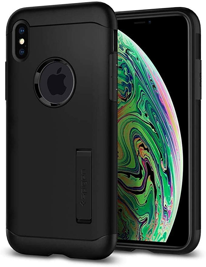 Spigen - Slim Armor Case for Apple iPhone Xs Max (Black)