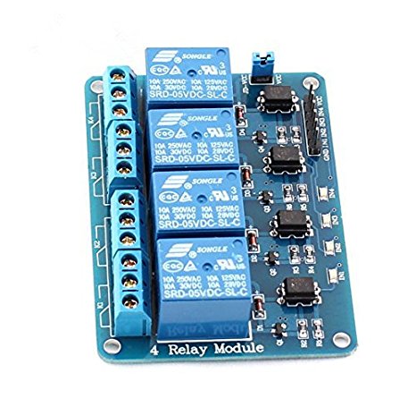 Arrela 4-channel 5v Relay Module with Optocoupler for Arduino DSP AVR PIC ARM