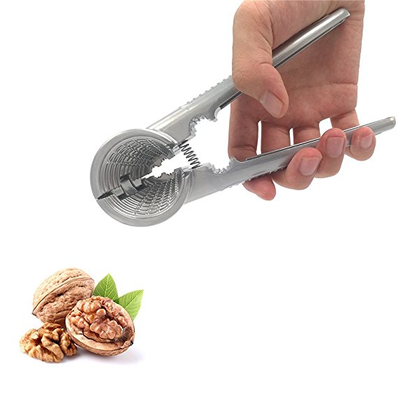 Nut Cracker Tool, Alamic Heavy Duty Nutcracker for Walnut Almonds Pecans Plier Opener Tool with Non-slip Handle