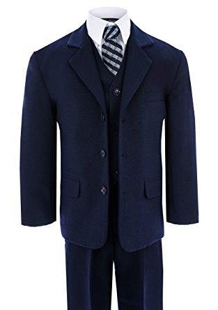 Gino Boys Navy Blue Suit Set From Baby to Teens
