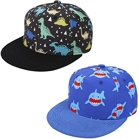 Bonvince Baby Sun Hat Adjustable Trucker Hat Flat Brim Cap Toddler Summer Hats for Boys Girls