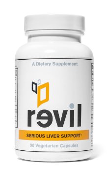 Revil - Serious Liver Support and Liver Detox With Organic Milk Thistle Organic Reishi Mushroom NAC