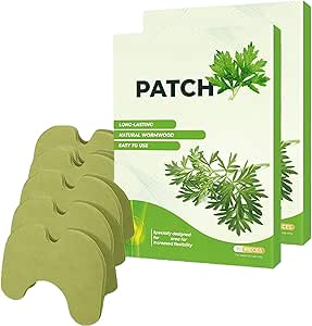 40PCS Knee Patches,Warming Herbal Patches for Knee Patch, Natural Wormwood Extract Sticker for Knee,Shoulder,Back,Neck