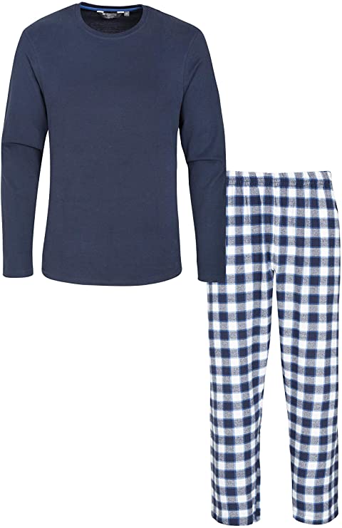 Mountain Warehouse Mens Flannel Pyjama Sets - Warm PJs - Ideal Gift