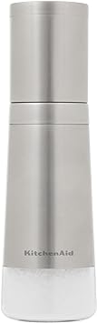 KitchenAid Stainless Steel Filled Salt Grinder, 8 Inch