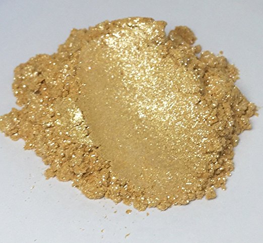 "DIAMOND GOLD" Mica Powder Pigment (Epoxy,Paint,Color,Art) Black Diamond Pigments by CCS